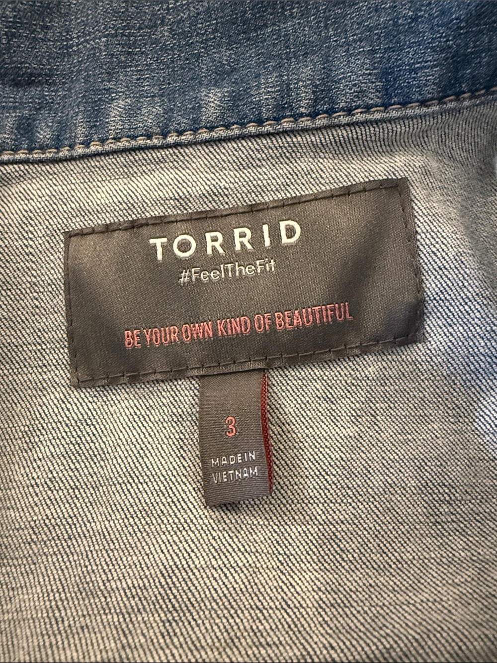 Torrid Denim Vest - Picture 3 of 3